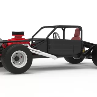 Vintage Semi-Late Model Stock Car Base Scale 1:25 - Model thumbnail 2