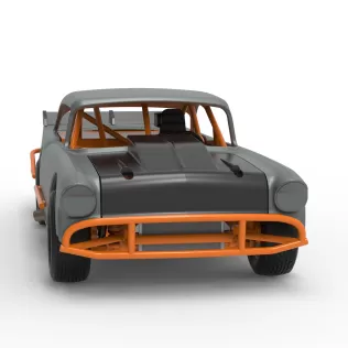 Vintage Dirt Modified stock car Version 9 Scale 1:25 - Model thumbnail 26