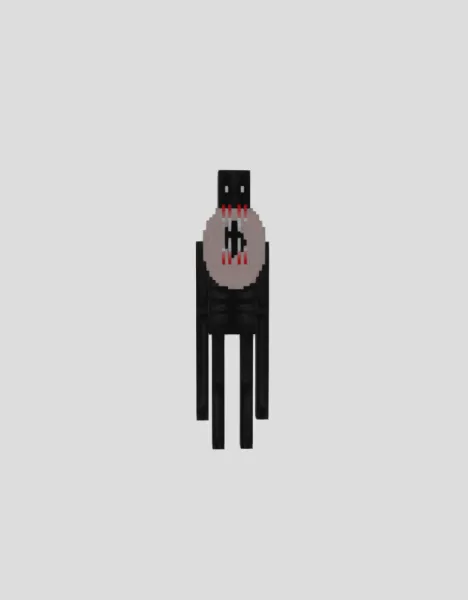 Red Teeth Man From The Fog - Model preview 1