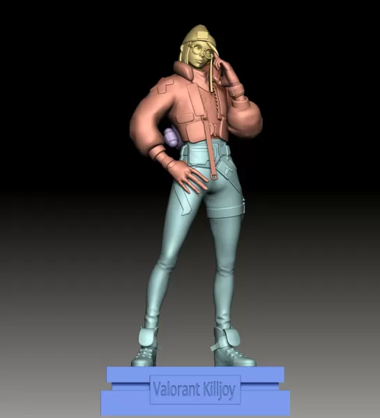 Valorant Killjoy FanArt - Model preview 11