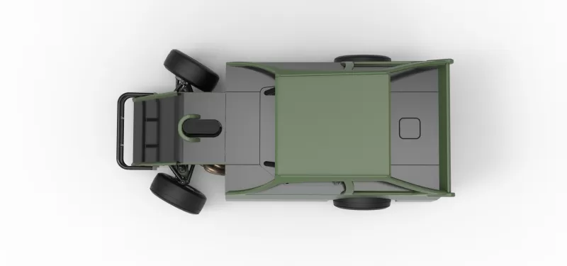Mod Lite Race car while turning Version 2 Scale 1:25 - Model preview 11
