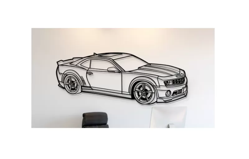 Chevrolet - Camaro SS 2010 Wall Art - Model preview 1