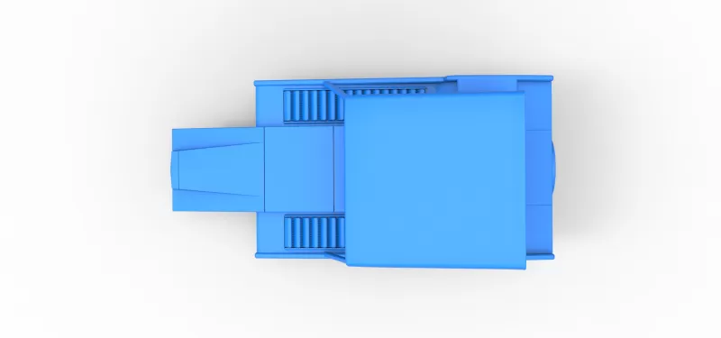 Shell of Vintage Dirt Modified stock car Version 6 Scale 1:25 - Model preview 8