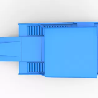 Shell of Vintage Dirt Modified stock car Version 6 Scale 1:25 - Model thumbnail 8