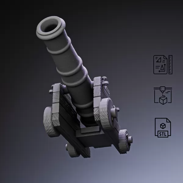 Pirate Cannon #RoZ - Model preview 1