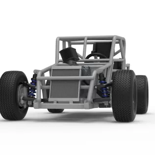 Dwarf car Base Version 2 Scale 1:25 - Model thumbnail 6