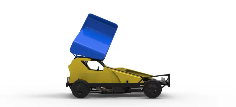 BriSCA Formula 1 Stock Car for Dirt Version 2 Scale 1:25 - Model preview 22