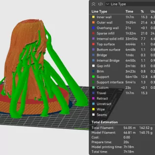 Hilary Swank 3D Bust Print - Model thumbnail 2