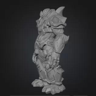 Mystic Crystal Golem - Model thumbnail 2