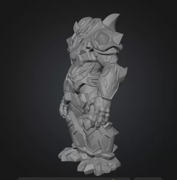 Mystic Crystal Golem - Model preview 2