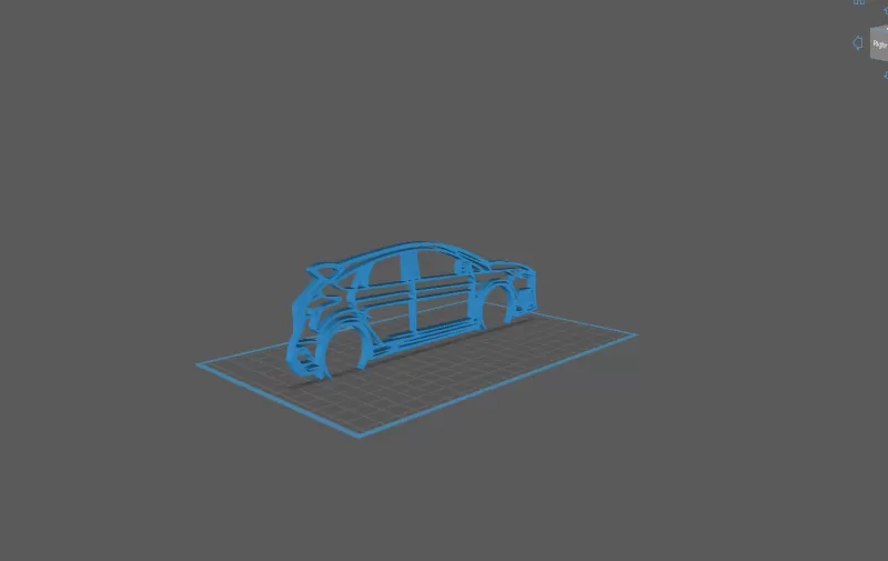 Ford - Focus RS 3 Wall Art - Model preview 1