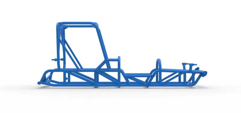 Frame of Dirt Silver Crown Champ car Version 2 Scale 1:25 - Model preview 13