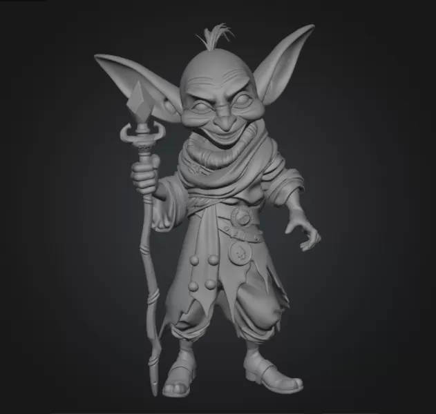 Mystic Goblin - Model preview 1