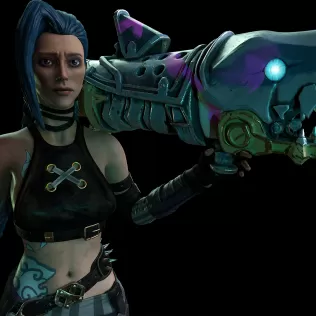 Jinx from arcane - Model thumbnail 2