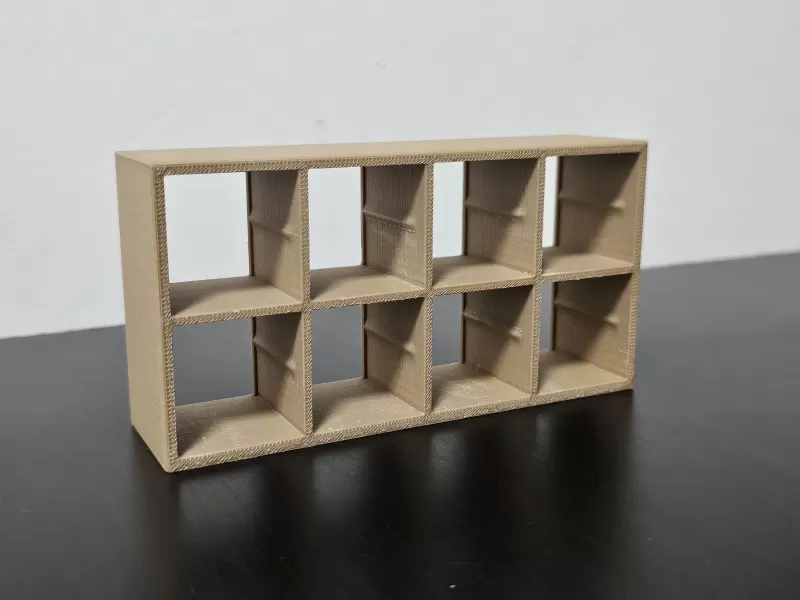 Cube Storage Shelf – Inspired by IKEA Kallax - Model preview 3