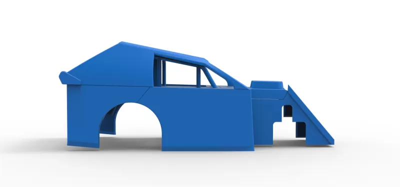 Shell of Mod Lite Race car Scale 1:25 - Model preview 15