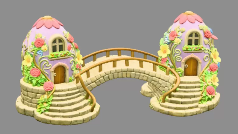 Eggbridge – Fantasy Easter Egg Bridge | 3D Printable - Model preview 7