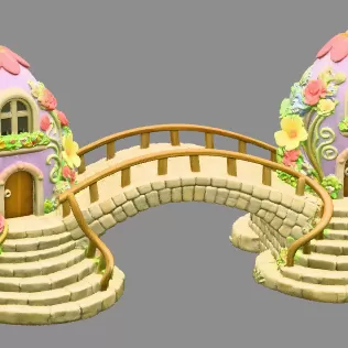 Eggbridge – Fantasy Easter Egg Bridge | 3D Printable - Model thumbnail 7