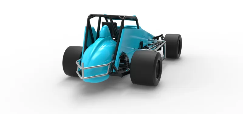 Pavement Sprint car Version 2 Scale 1:25 - Model preview 18