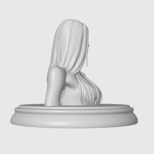 Charlize Theron 3D Bust - Model thumbnail 8