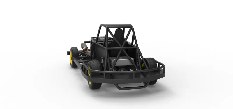 New Zealand Vintage Stock car Base Scale 1:25 - Model preview 13