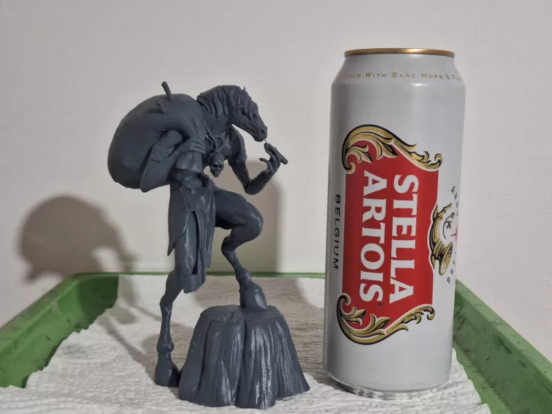 Tikbalang Creature 3D Print Statue - Model preview 8