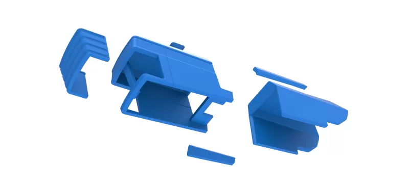 Hood of Pulling tractor Version 4 Scale 1:25 - Model preview 16