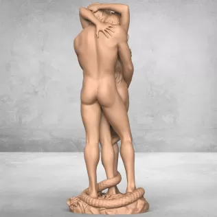 Adam And Eve Statue - Model thumbnail 4