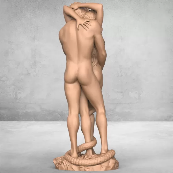 Adam And Eve Statue - Model preview 4