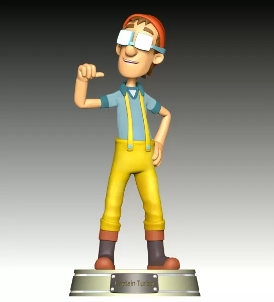 Captain Turbot Fan Art - Model preview 2