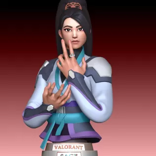 Sage Bust FanArt - Model thumbnail 2