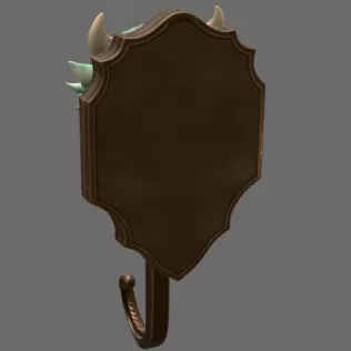 Cute Dragon Wall Hook STL File for 3D Print - Model thumbnail 5