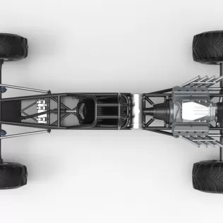 Vintage Mud dragster Base Scale 1:25 - Model thumbnail 11