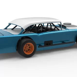 Vintage Asphalt Modified stock car V11 Scale 1:25 - Model thumbnail 20