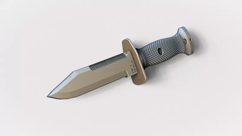 Ontario Mark 3 Navy Knife #RoZ - Model preview 8