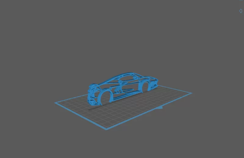 Chevrolet - Corvette C8 Wall Art - Model preview 1