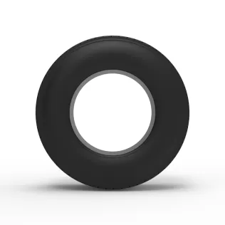 Rear tire of Vintage Champ car Scale 1:25 - Model thumbnail 5