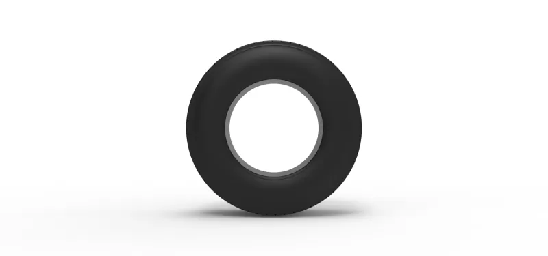 Rear tire of Vintage Champ car Scale 1:25 - Model preview 5