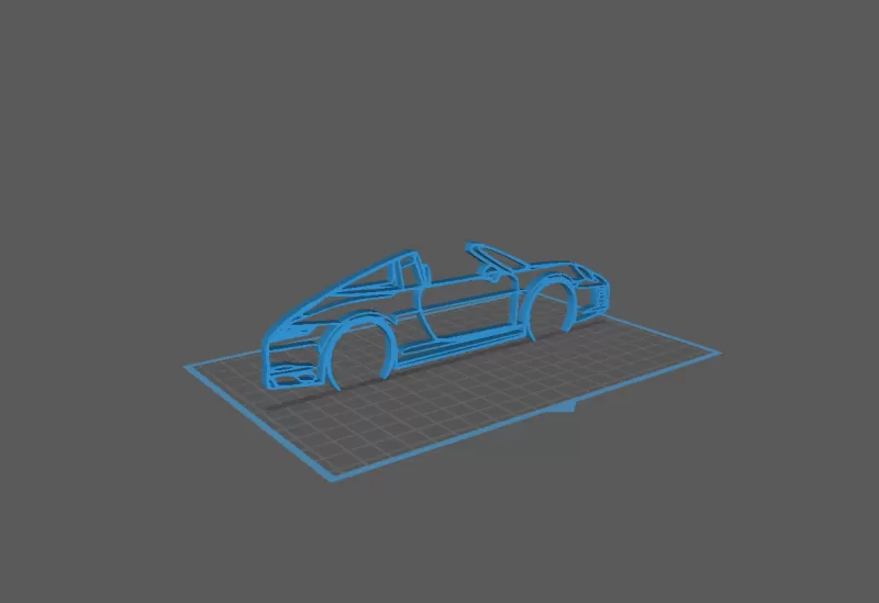 Porsche - 991 Targa 4S - Model preview 1