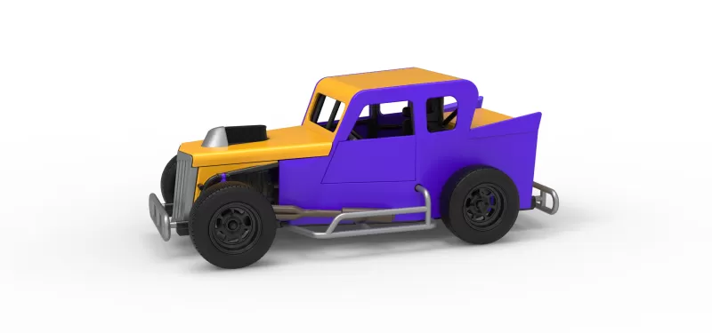 Dwarf car Version 2 Scale 1:25 - Model preview 1
