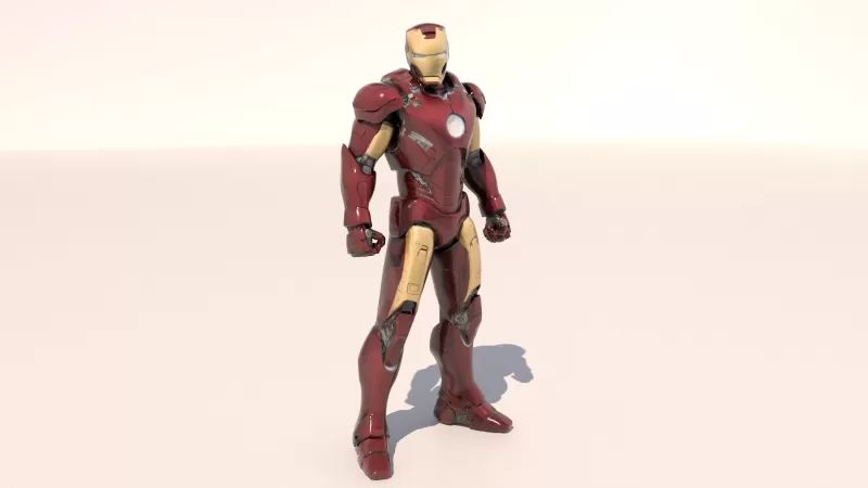 Art Toy_Ironman (3D Model) - Model preview 1