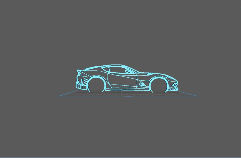 Ferrari - 812 Competition Wall Art - Model preview 2
