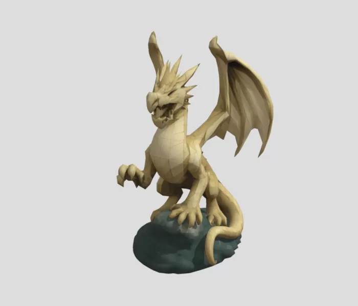 Dragon Statue - Model preview 1