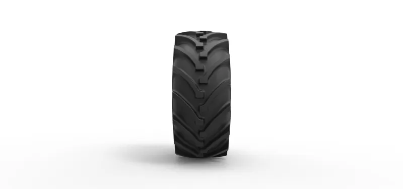 Tractor tire 37 Scale 1:25 - Model preview 4