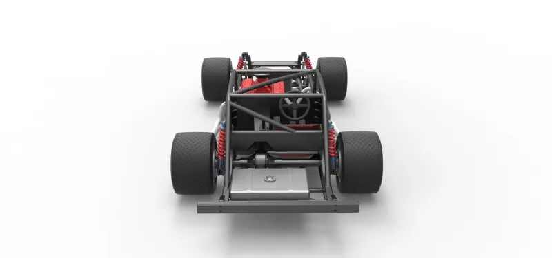 Vintage Asphalt Modified stock car Base V5 Scale 1:25 - Model preview 17