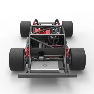 Vintage Asphalt Modified stock car Base V5 Scale 1:25 - Model thumbnail 17