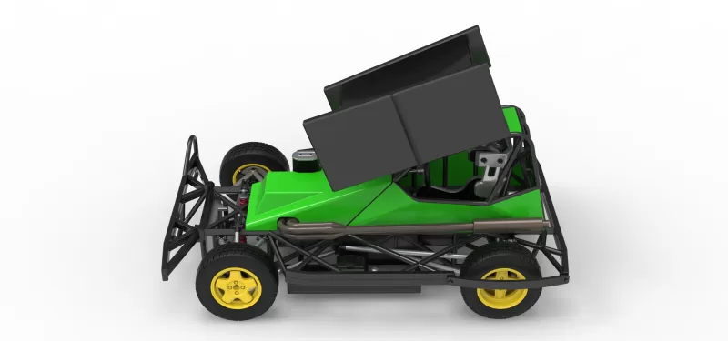 BriSCA Formula 2 Stock Car Scale 1:25 - Model preview 10