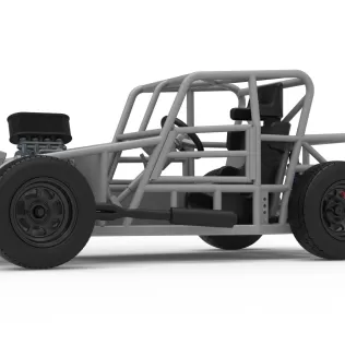 Dwarf car Base Version 2 Scale 1:25 - Model thumbnail 2