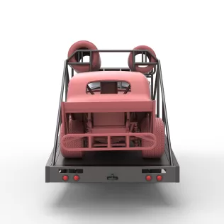 Vintage Transporter truck for Race car Version 8 Scale 1:25 - Model thumbnail 7