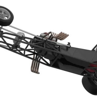 Vintage Front engine dragster Base Version 5 Scale 1:25 - Model thumbnail 3